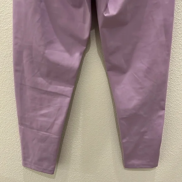Girlfriend Collective #4008 High Waist 7/8 Leggings Small Purple - Picture 6 of 8